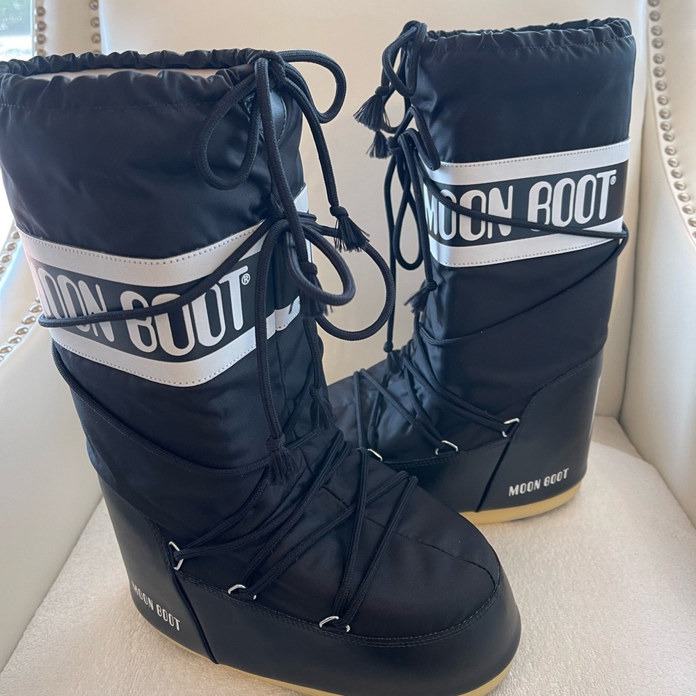 NEW Moon Boot Icon Nylon waterproof Boots